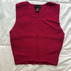 Pink House of Harlow cropped tank